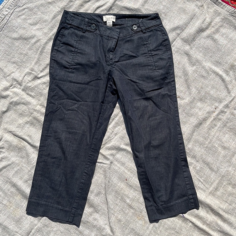 Dark wash capris LOFT women’s size 2P